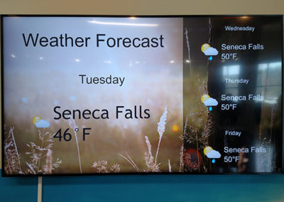 Digital Signage Seneca Falls Visitors Center Rochester, NY