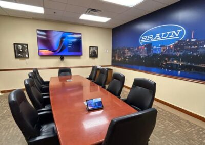 Microsoft Teams Room, Video Conferencing. GA Braun, Inc., Syracuse, NY